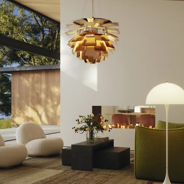 PH Artichoke Chandelier